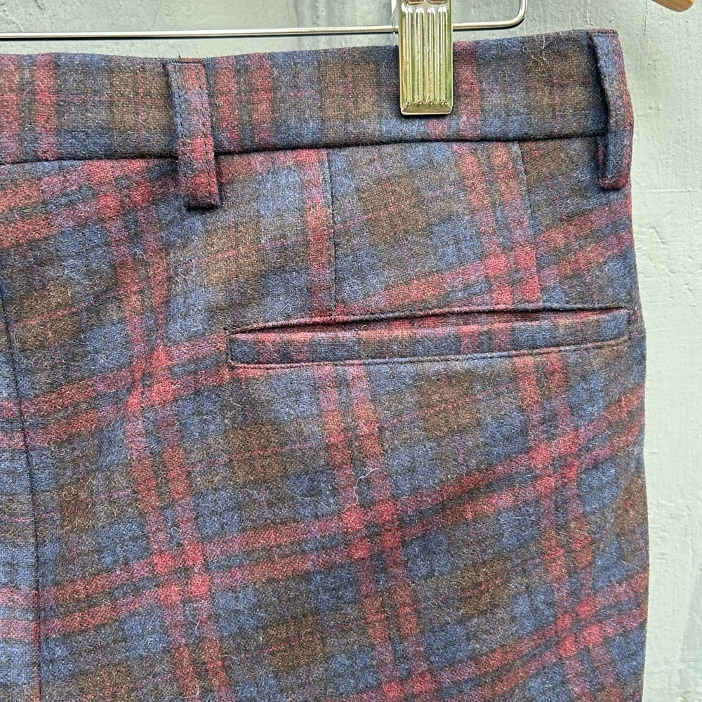Sand Copenhagen plaid wool blend pants, size 46 - Picture 7 of 9